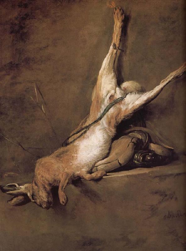 Jean Baptiste Simeon Chardin Tinderbox hare and hunting with oil painting picture